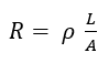 Ecuación de la resistencia eléctrica