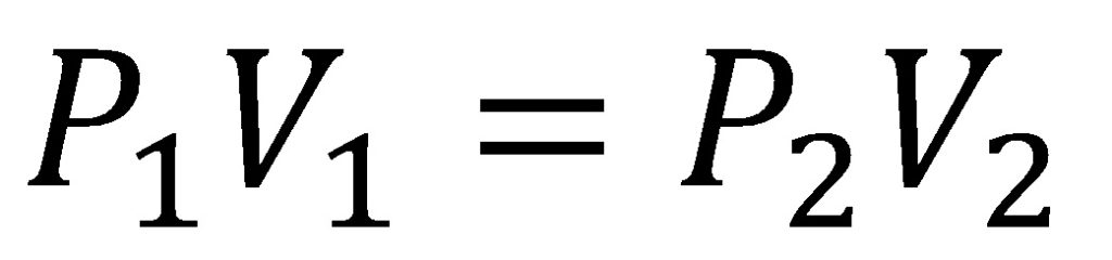 Ecuación de ley de Boyle
