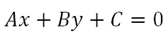 Ecuación general de la recta