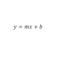 Ecuación de la recta