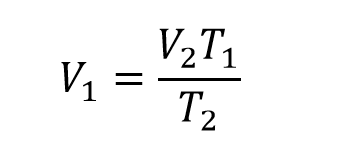 Cálculo de volumen inicial 