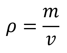 Fórmula general de la densidad