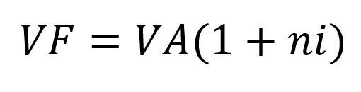 VF=VA(1+n*i)