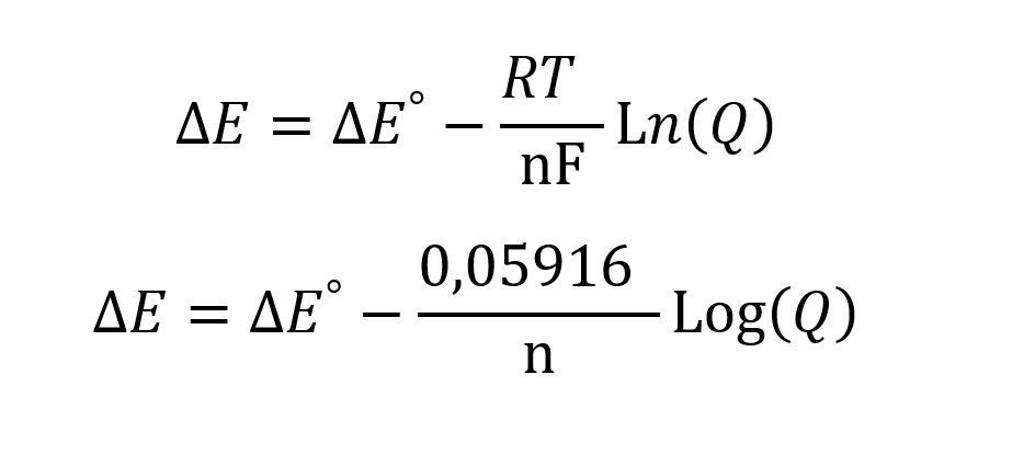 Ecuación de Nernst aplicaca a pilas